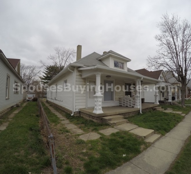 we buy houses Indianapolis 1448 S Richland Front Exterior