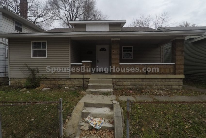 Sell my home fast Indianapolis Front Exterior 423 Eastern