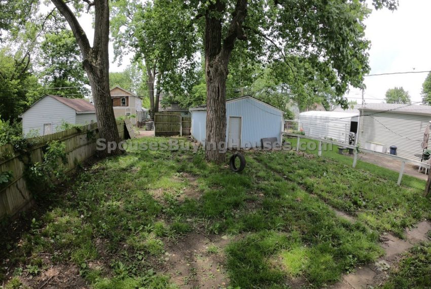 selling your house Indianapolis Rear Yard