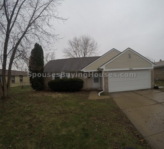 sell my house fast Indianapolis front exterior 2922 Eastern Ave