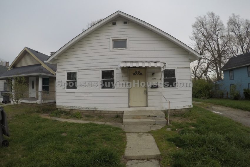 we buy homes for cash Indianapolis 1146 E Gimber St Front Exterior